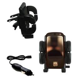 Gomadic HTC Touch Slide Auto Vent Holder with Car Charger - Uses TipExchange