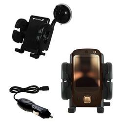 Gomadic HTC Touch Slide Auto Windshield Holder with Car Charger - Uses TipExchange