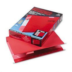 Esselte Pendaflex Corp. Hanging Box Bottom Folder with InfoPocket, Red, Legal, 2 Cap., 25/Box