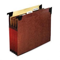 Esselte Pendaflex Corp. Hanging File Pockets with Swing Hooks, 3 1/2 Expansion, Letter, 5/Bx