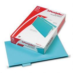 Esselte Pendaflex Corp. Hanging Folder, Reinforced with InfoPocket®, Aqua, 1/5 Tab, Legal, 25/Box