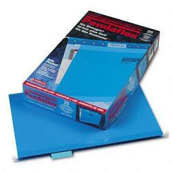 Esselte Pendaflex Corp. Hanging Folder, Reinforced with InfoPocket®, Blue, 1/5 Tab, Legal, 25/Box