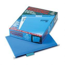 Esselte Pendaflex Corp. Hanging Folder, Reinforced with InfoPocket®, Blue, 1/5 Tab, Letter, 25/Box