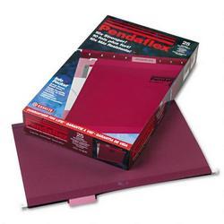 Esselte Pendaflex Corp. Hanging Folder, Reinforced with InfoPocket®, Burgundy, 1/5 Tab, Lgl, 25/Box