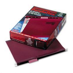 Esselte Pendaflex Corp. Hanging Folder, Reinforced with InfoPocket®, Burgundy, 1/5 Tab, Ltr, 25/Box