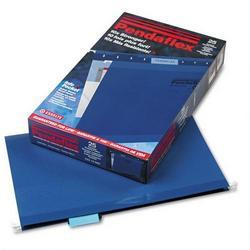 Esselte Pendaflex Corp. Hanging Folder, Reinforced with InfoPocket®, Navy, 1/5 Tab, Legal, 25/Box