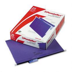 Esselte Pendaflex Corp. Hanging Folder, Reinforced with InfoPocket®, Violet, 1/5 Tab, Letter, 25/Box