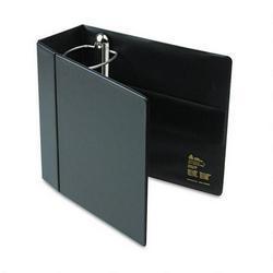 Avery-Dennison Heavy Duty Vinyl EZD® Reference Binder, Label Holder/Finger Hole, 5 Cap., Black