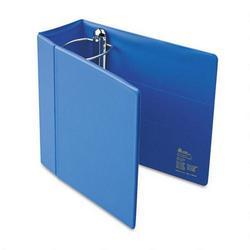 Avery-Dennison Heavy Duty Vinyl EZD® Reference Binder, Label Holder/Finger Hole, 5 Cap., Blue