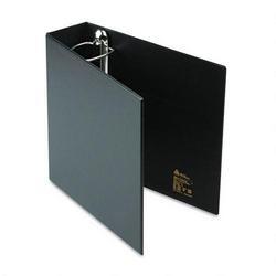 Avery-Dennison Heavy Duty Vinyl EZD® Ring Reference Binder with Label Holder, 3 Cap., Black