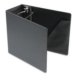 Cardinal Brands Inc. Heavyweight Vinyl Slant D® Binder with Label Holder & Finger Hole, 5 Cap., Black