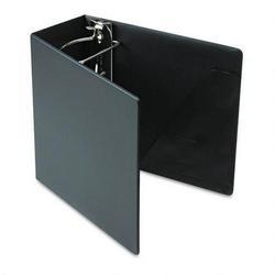 Cardinal Brands Inc. Heavyweight Vinyl Slant D® Ring Binder with Finger Hole, 5 Cap., Black