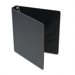 Cardinal Brands Inc. Heavyweight Vinyl Slant D® Ring Binder with Spine Label Holder, 1 Cap., Black