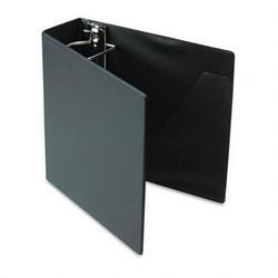 Cardinal Brands Inc. Heavyweight Vinyl Slant D® Ring Binder with Spine Label Holder, 3 Cap., Black