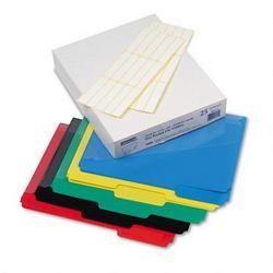Esselte Pendaflex Corp. Hot Pocket Colored Poly Folders, Letter, Asst. 1/3 Cut Top Tabs, 25/Bx