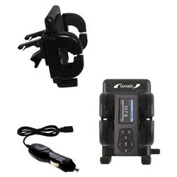 Gomadic Insignia NS-DA2G Sport Auto Vent Holder with Car Charger - Uses TipExchange