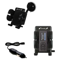 Gomadic Insignia Sport 2GB Auto Windshield Holder with Car Charger - Uses TipExchange