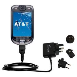Gomadic International Wall / AC Charger for the AT&T SX66 PPC - Brand w/ TipExchange Technology