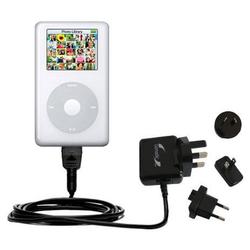 Gomadic International Wall / AC Charger for the Apple iPod Photo (30GB) - Brand w/ TipExchange Techn