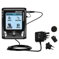Gomadic International Wall / AC Charger for the Archos Gmini XS 202s - Brand w/ TipExchange Technolo