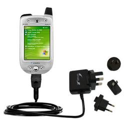 Gomadic International Wall / AC Charger for the Audiovox 5050 PPC - Brand w/ TipExchange Technology