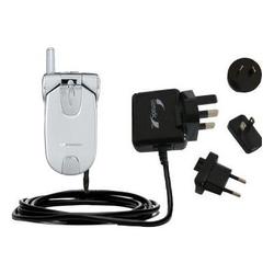 Gomadic International Wall / AC Charger for the Audiovox CDM 8930 - Brand w/ TipExchange Technology