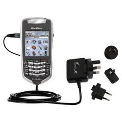 Gomadic International Wall / AC Charger for the Blackberry 7105t - Brand w/ TipExchange Technology