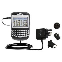 Gomadic International Wall / AC Charger for the Blackberry 7210 - Brand w/ TipExchange Technology