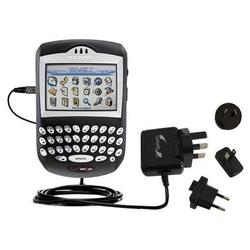 Gomadic International Wall / AC Charger for the Blackberry 7250 - Brand w/ TipExchange Technology