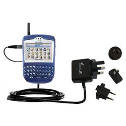 Gomadic International Wall / AC Charger for the Blackberry 7510 - Brand w/ TipExchange Technology