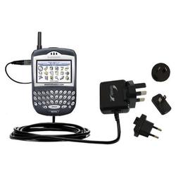Gomadic International Wall / AC Charger for the Blackberry 7520 - Brand w/ TipExchange Technology