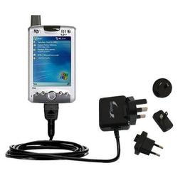 Gomadic International Wall / AC Charger for the Cingular iPaq h6320 - Brand w/ TipExchange Technolog