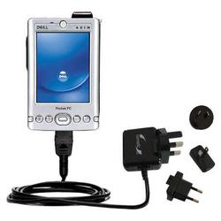 Gomadic International Wall / AC Charger for the Dell Axim x3i - Brand w/ TipExchange Technology