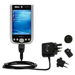 Gomadic International Wall / AC Charger for the Dell Axim x51v - Brand w/ TipExchange Technology