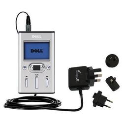 Gomadic International Wall / AC Charger for the Dell Pocket DJ 5GB - Brand w/ TipExchange Technology