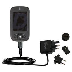 Gomadic International Wall / AC Charger for the Dopod 818 pro - Brand w/ TipExchange Technology
