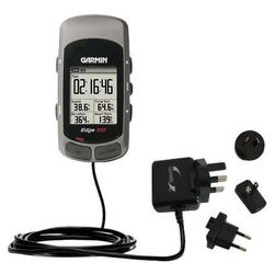 Gomadic International Wall / AC Charger for the Garmin Edge 205 - Brand w/ TipExchange Technology