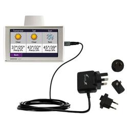 Gomadic International Wall / AC Charger for the Garmin Nuvi 680 - Brand w/ TipExchange Technology
