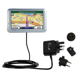 Gomadic International Wall / AC Charger for the Garmin Nuvi 710 - Brand w/ TipExchange Technology