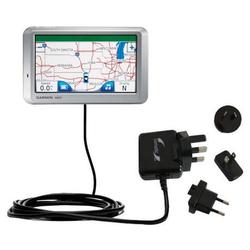 Gomadic International Wall / AC Charger for the Garmin Nuvi 750 - Brand w/ TipExchange Technology