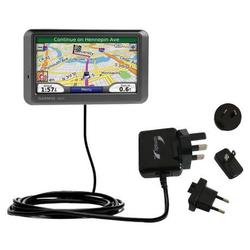 Gomadic International Wall / AC Charger for the Garmin Nuvi 760 - Brand w/ TipExchange Technology
