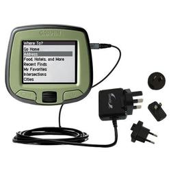 Gomadic International Wall / AC Charger for the Garmin StreetPilot i2 - Brand w/ TipExchange Technol