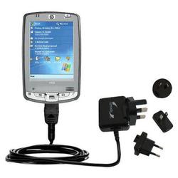 Gomadic International Wall / AC Charger for the HP iPAQ hx2750 - Brand w/ TipExchange Technology
