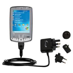 Gomadic International Wall / AC Charger for the HP iPaq hx2415 - Brand w/ TipExchange Technology
