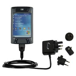 Gomadic International Wall / AC Charger for the HP iPaq hx4710 - Brand w/ TipExchange Technology