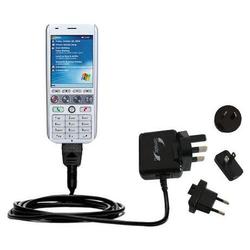 Gomadic International Wall / AC Charger for the HTC Amadeus - Brand w/ TipExchange Technology