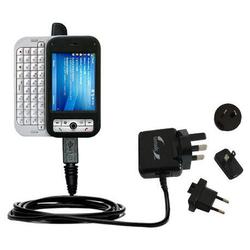 Gomadic International Wall / AC Charger for the HTC Apache - Brand w/ TipExchange Technology