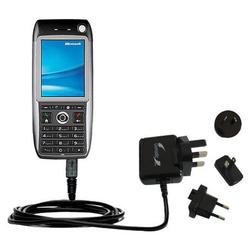 Gomadic International Wall / AC Charger for the HTC Breeze - Brand w/ TipExchange Technology