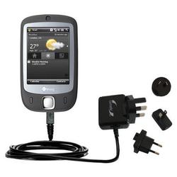 Gomadic International Wall / AC Charger for the HTC ELF - Brand w/ TipExchange Technology