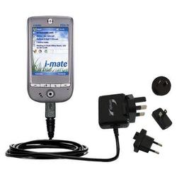 Gomadic International Wall / AC Charger for the HTC Galaxy - Brand w/ TipExchange Technology